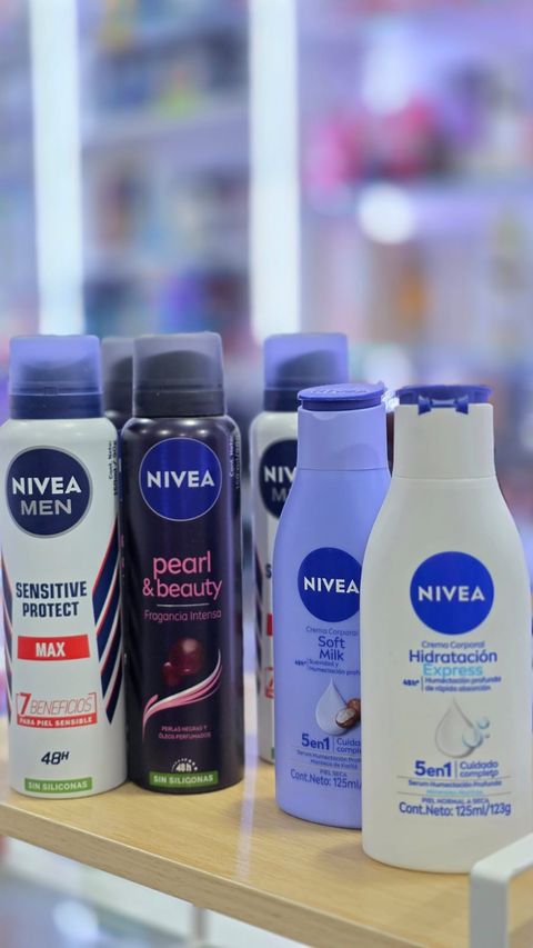 Combo Nivea Para Dos | Sensitive Protect Max + Pearl & Beauty + cremas corporales