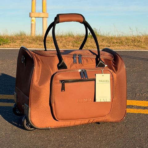 Bolso con ruedas Lima Serena | Marrón
