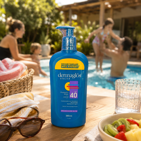 Protector Solar Dermaglós FPS 40 Familiar 380 ml