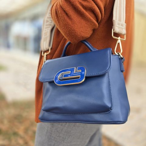 Cartera Chimola Mini Satchel Azul 