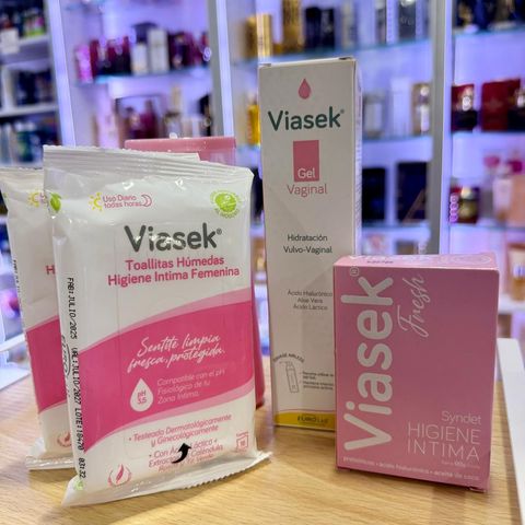 Combo Viasek Fresh | Toallitas + Barra Syndet + Gel Vaginal