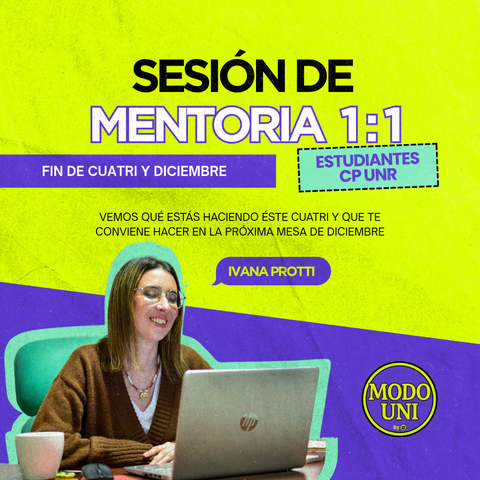 SESIÓN DE MENTORÍA EXPRESS FIN DE CUATRI Y DICIEMBRE
