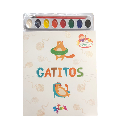 Libro para pintar Gatitos 