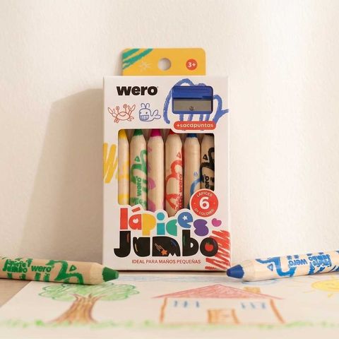Lapices Jumbo Wero x6