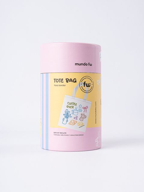 Kit de Bordado Tote Bag FW Coffe Club