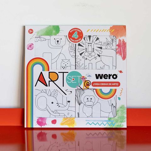 Art Set 4 Bastidores Wero con diseño