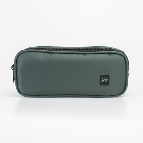 Cartuchera Fw Doble Cierre Verde militar