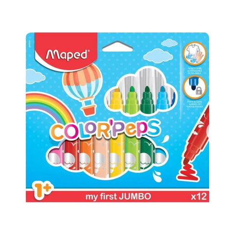 Marcadores Jumbo Maped x12