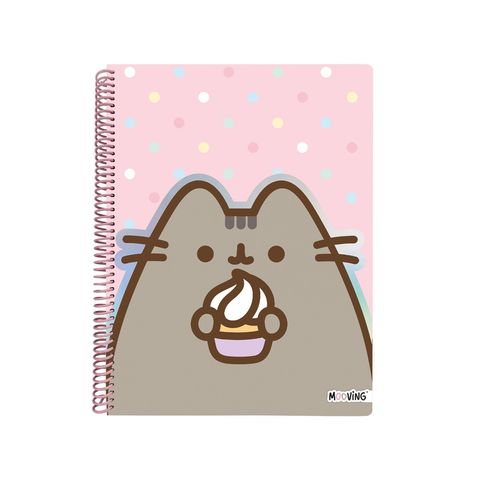 Cuaderno Pusheen A4 Rayado Mooving