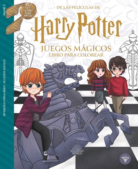 Libro para colorear Juegos Mágicos de Harry Potter
