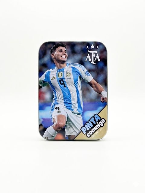 LATA pinta conmigo colección AFA Julián Álvarez 