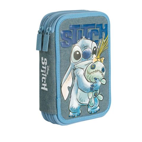Cartuchera Mooving 2 Pisos Stitch