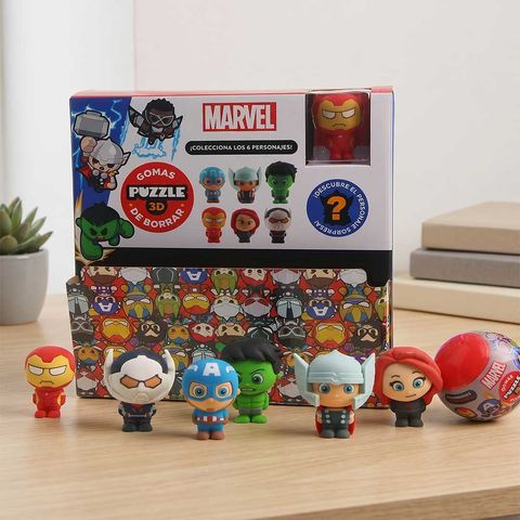 Goma Puzzle Erasers Marvel Wero