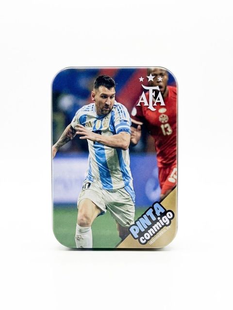 LATA pinta conmigo colección AFA Messi