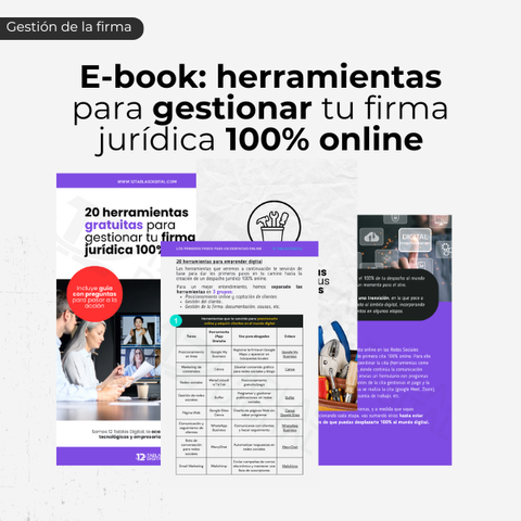 Tu firma jurídica 100% Online: 20 herramientas gratuitas para gestionarla
