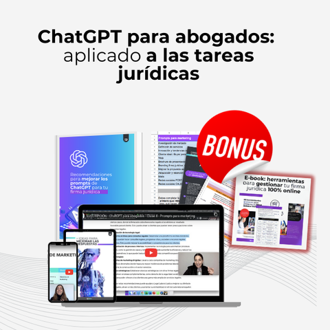Taller IA para abogados: aplicado al marketing y las tareas jurídicas + Bonus