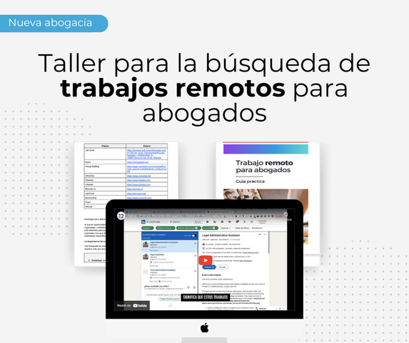 Taller para la búsqueda de trabajo remoto para abogados