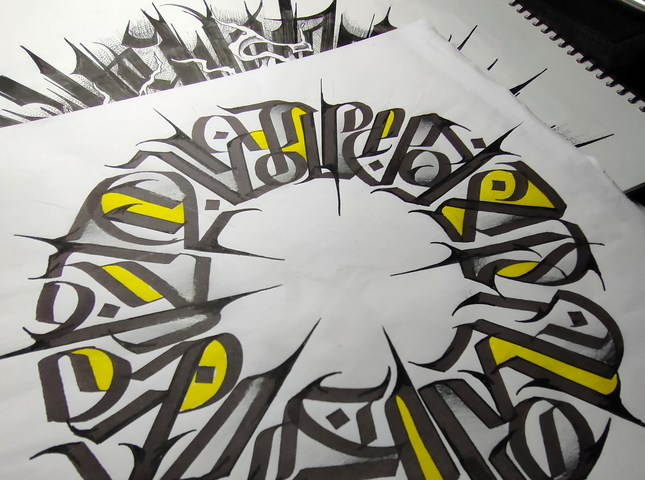 TALLER DE CALIGRAFÍA ABSTRACTA / CALLIGRAFFITI