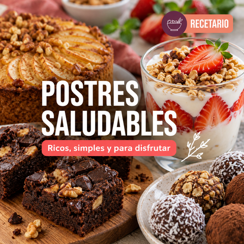 RECETARIO POSTRES SALUDABLES GLOWON