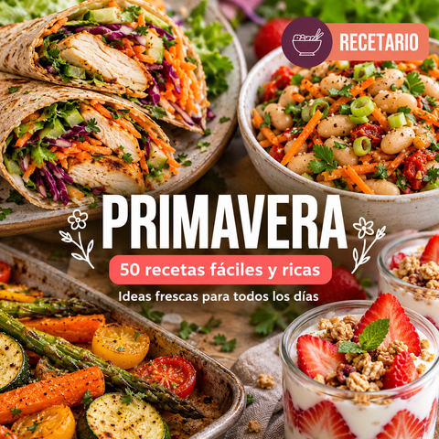RECETARIO DE PRIMAVERA GLOWON