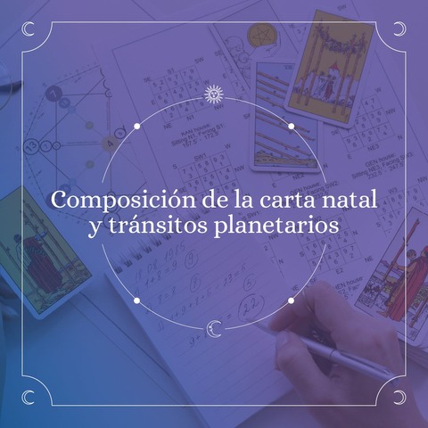 Composición de la Carta Natal y Tránsitos planetarios