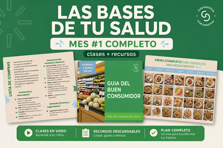 Pack completo - Las bases para tu salud 