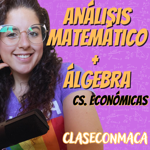 Combo para Cs. Economicas -  Análisis + Álgebra