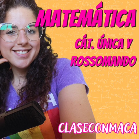  Matemática 51 - Cátedra única y Rossomando 