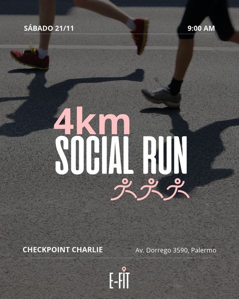 E-FIT Social Run x Checkpoint Charlie 21.11