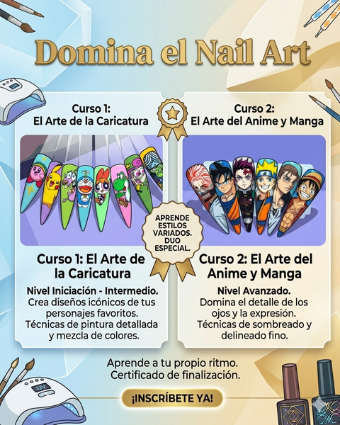 Máster Domina el Nail Art 🏅