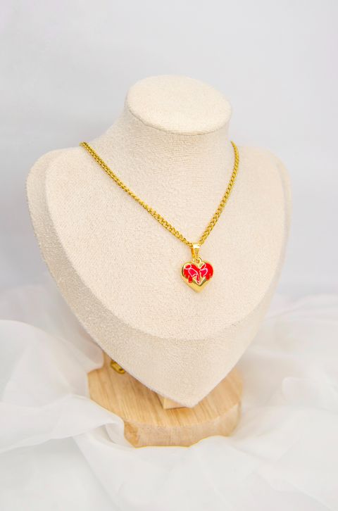 Cadenita Corazón Rojo