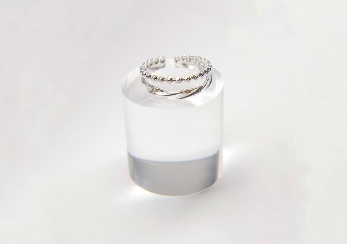 Anillo Linea Plateado
