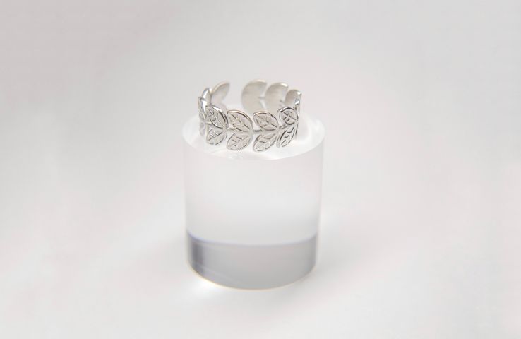 Anillo Corona Plateado