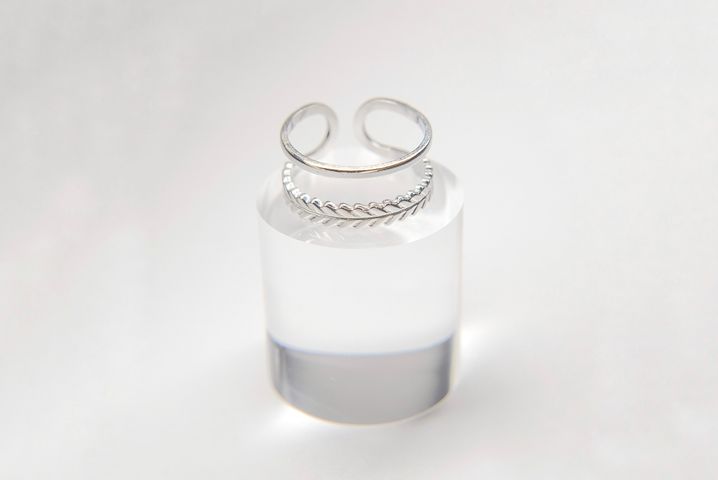 Anillo Doble Línea 