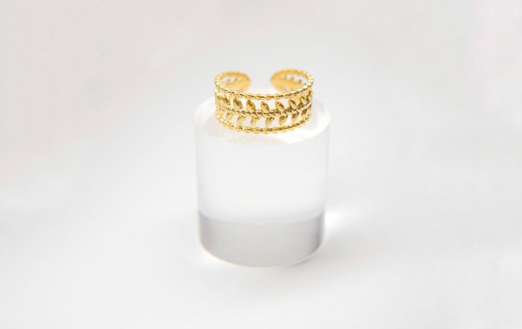 Anillo Hojitas