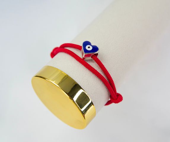 Pulsera Hilo Rojo Ojito Protector Corazon