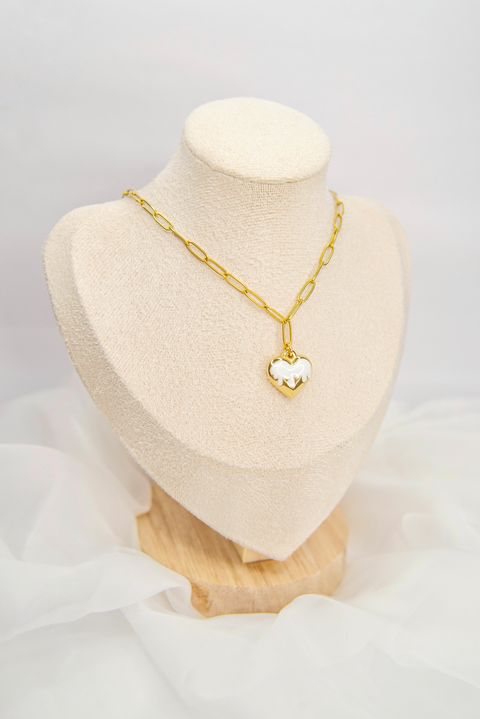 Cadenita Love White