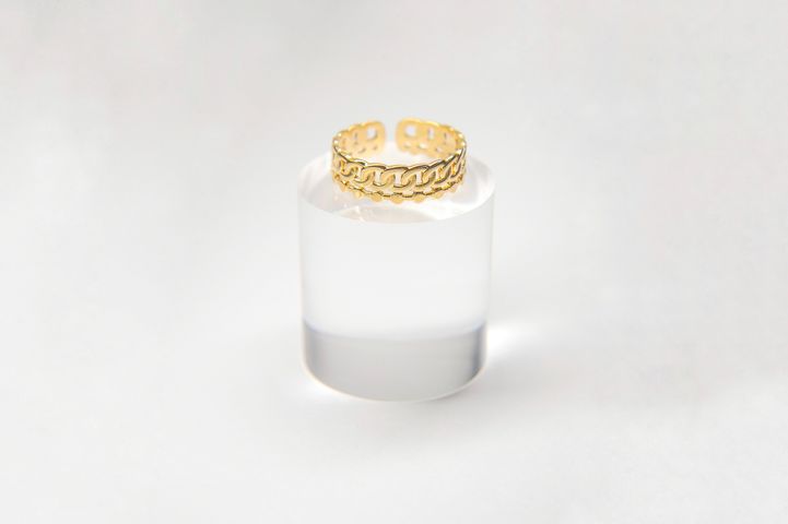 Anillo Corona Trenzado