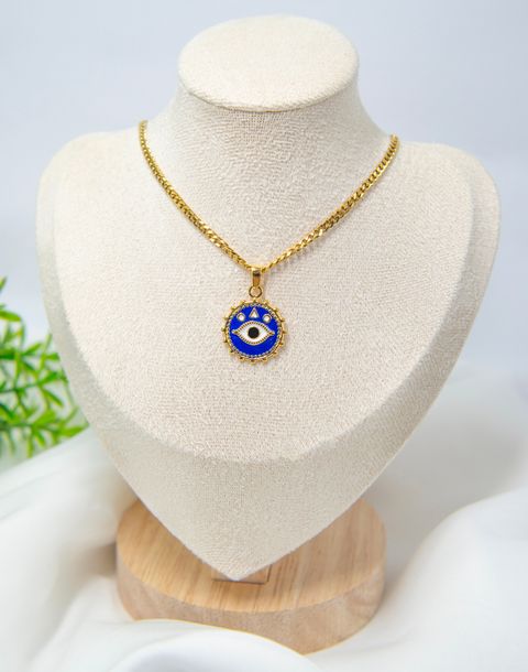 Cadenita Amuleto Ojito Azul