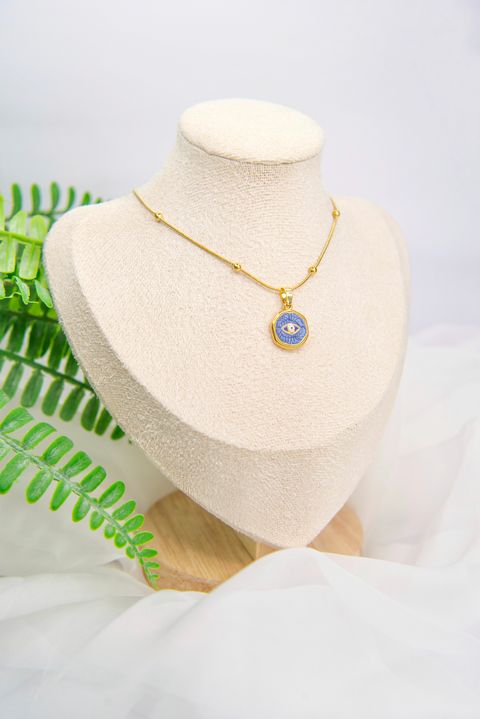 Cadenita Ojito Protector Azul 