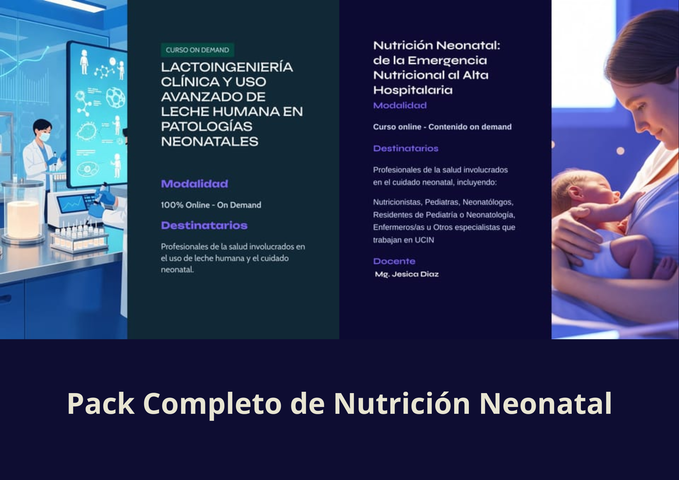 Pack Completo de Nutrición Neonatal