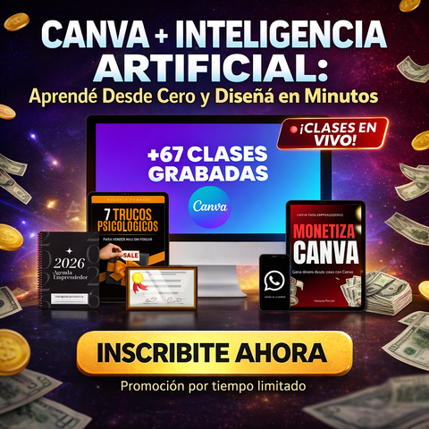 VENTAS + CANVA + INTELIGENCIA ARTIFICIAL