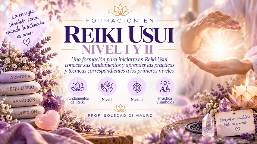 Formación Reiki Usui NIVEL I y II 