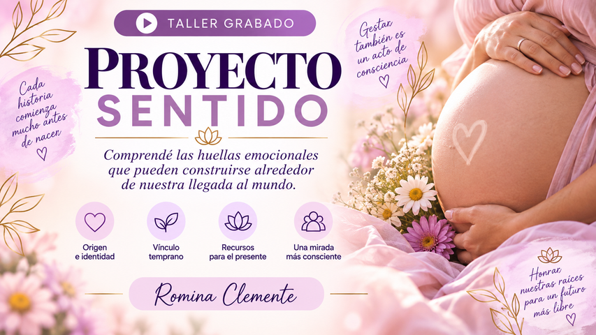 TALLER PROYECTO SENTIDO - Prof. ROMINA CLEMENTE 