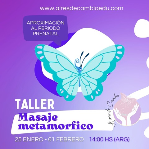 TALLER DE MASAJE METAMORFICO - Prof. Mirka Rrizo - 2 clases grabadas