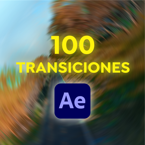 100 TRANSICIONES para AFTER EFFECTS
