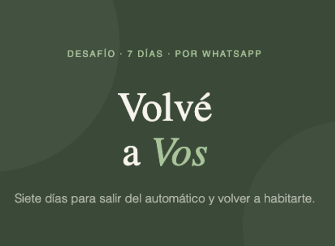  Volvé a vos