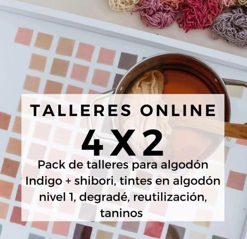 PACK TALLERES 4X2 / ALGODÓN