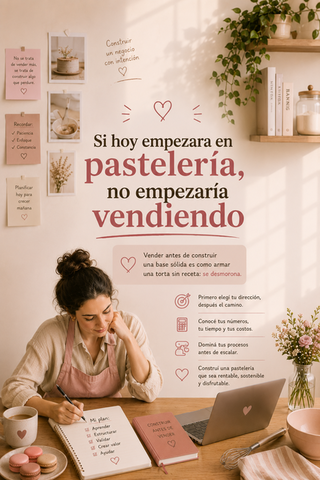 Si hoy empezara en pastelería, no empezaría vendiendo