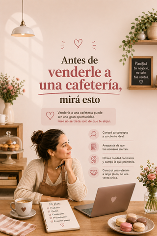 Antes de venderle a una cafetería, mirá esto